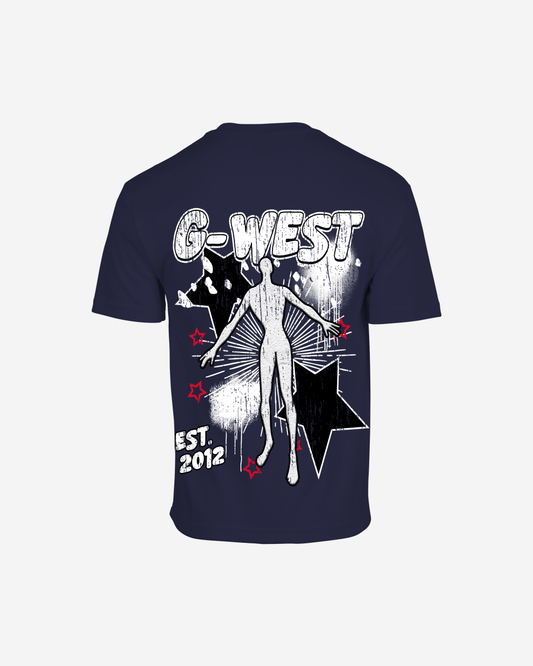 G West Mens Olympic Dazzling Dynamo Life Style Oversized Tee