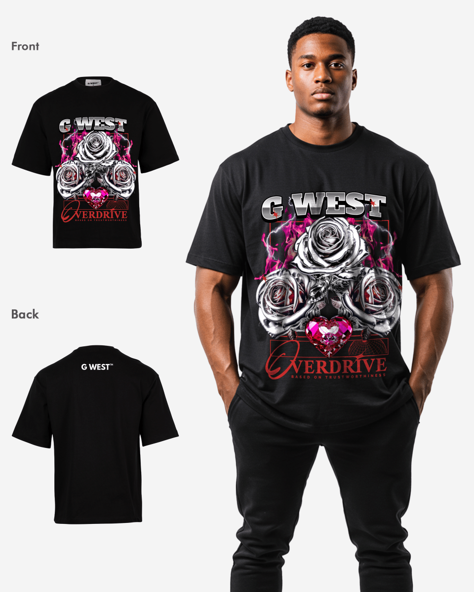 G WEST OVERDRIVE OVERSIZED T-Shirt Mens