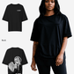 G West Womens Oversized Angel Girl Tee