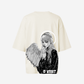 G West Womens Oversized Angel Girl Tee
