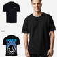 G West Mens Oversized Aqua Smile Tee