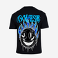 G West Mens Oversized Aqua Smile Tee