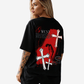 G West Womens Oversized Ascending Soul Life Style Tee Style
