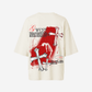 G West Womens Oversized Ascending Soul Life Style Tee Style