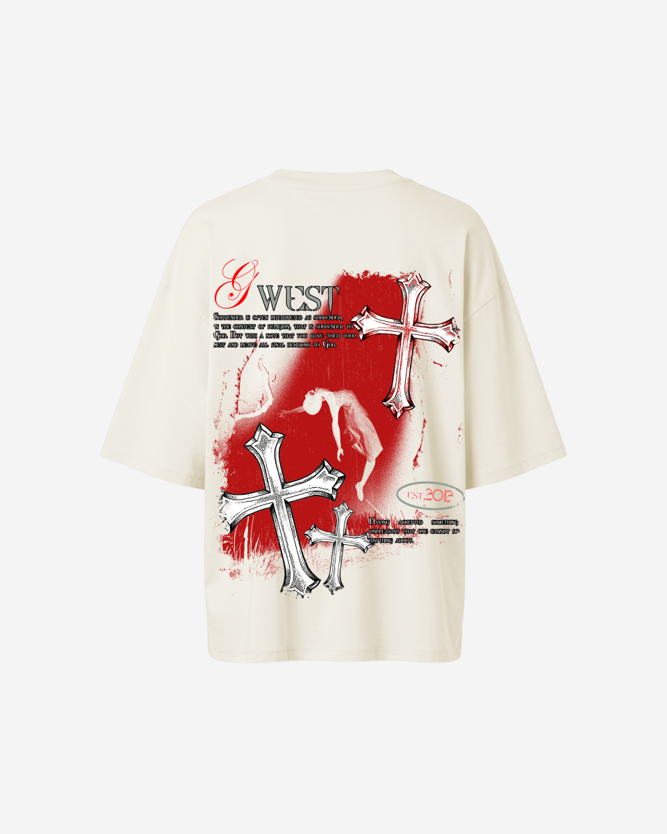 G West Womens Oversized Ascending Soul Life Style Tee Style