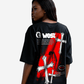 G West Womens Oversized Ascending Soul Tee