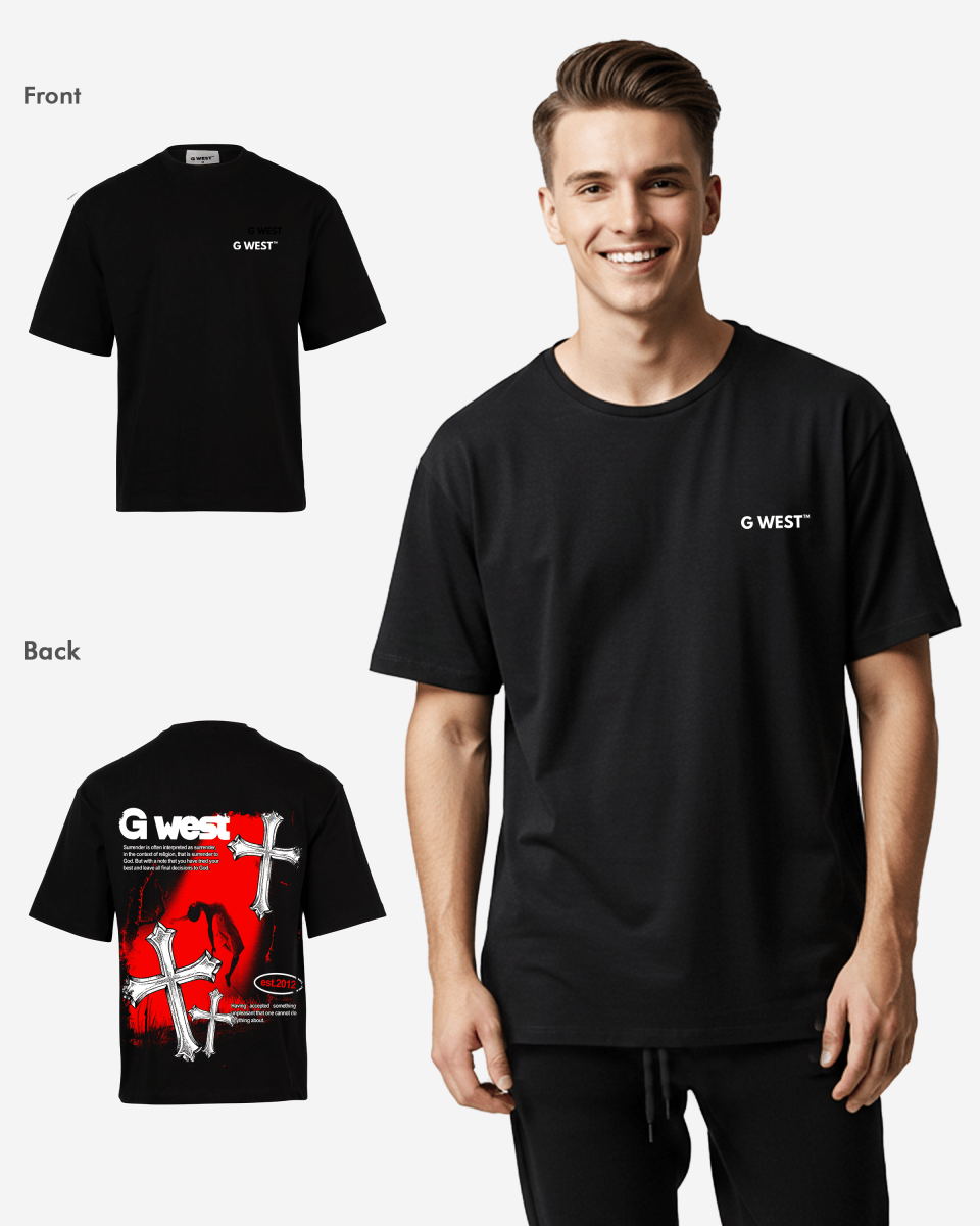 G West Mens Oversized Ascending Soul Tee
