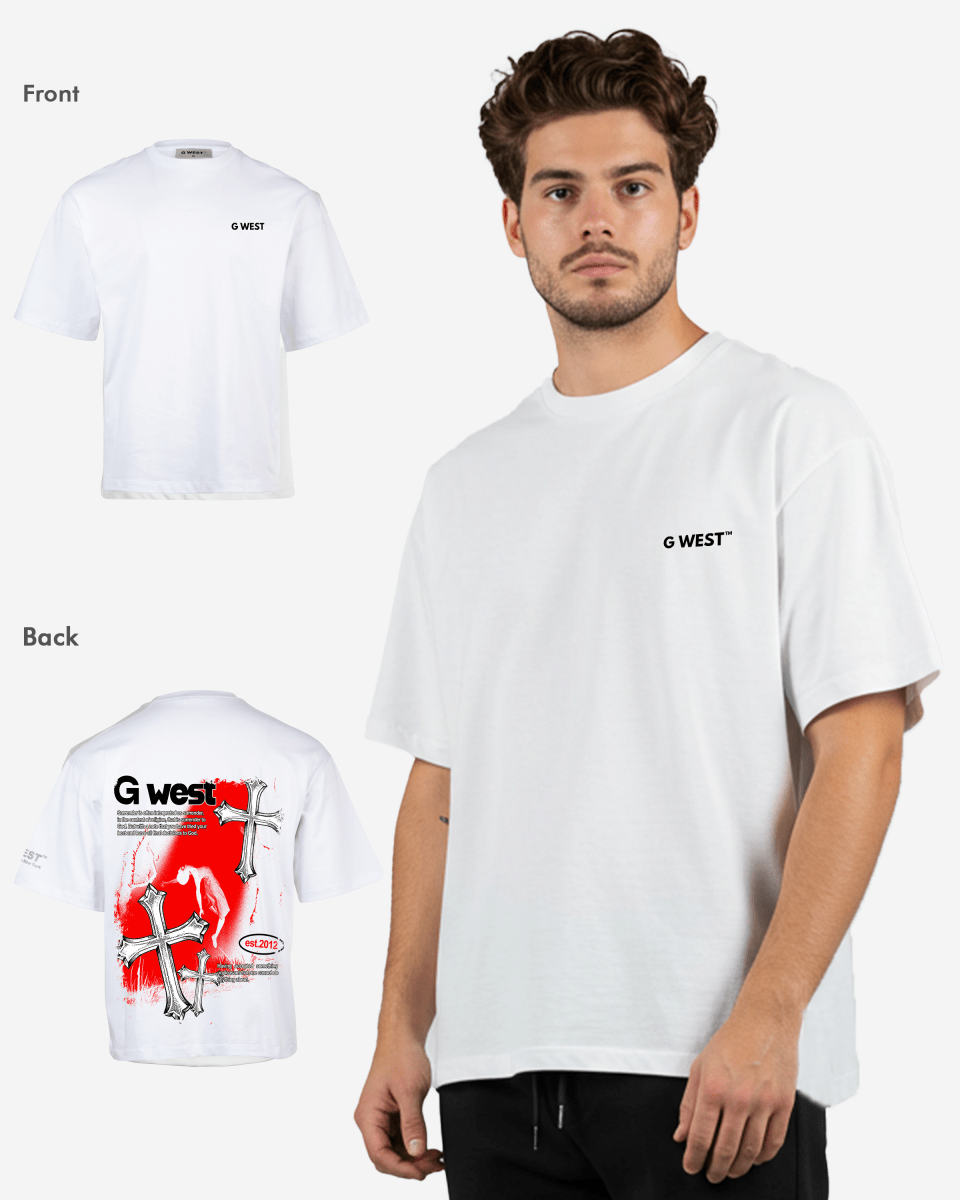 G West Mens Oversized Ascending Soul Tee