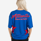 G West Womens Oversized Atlanta Logo Royal Tee