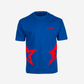 G West Oversized Atlanta Logo Royal T-Shirt Mens