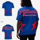 G West Oversized Atlanta Logo Royal T-Shirt Mens
