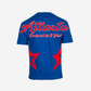 G West Oversized Atlanta Logo Royal T-Shirt Mens