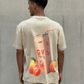 G West Mens Oversize Atlanta Peach Tee
