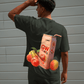 G West Mens Oversize Atlanta Peach Tee