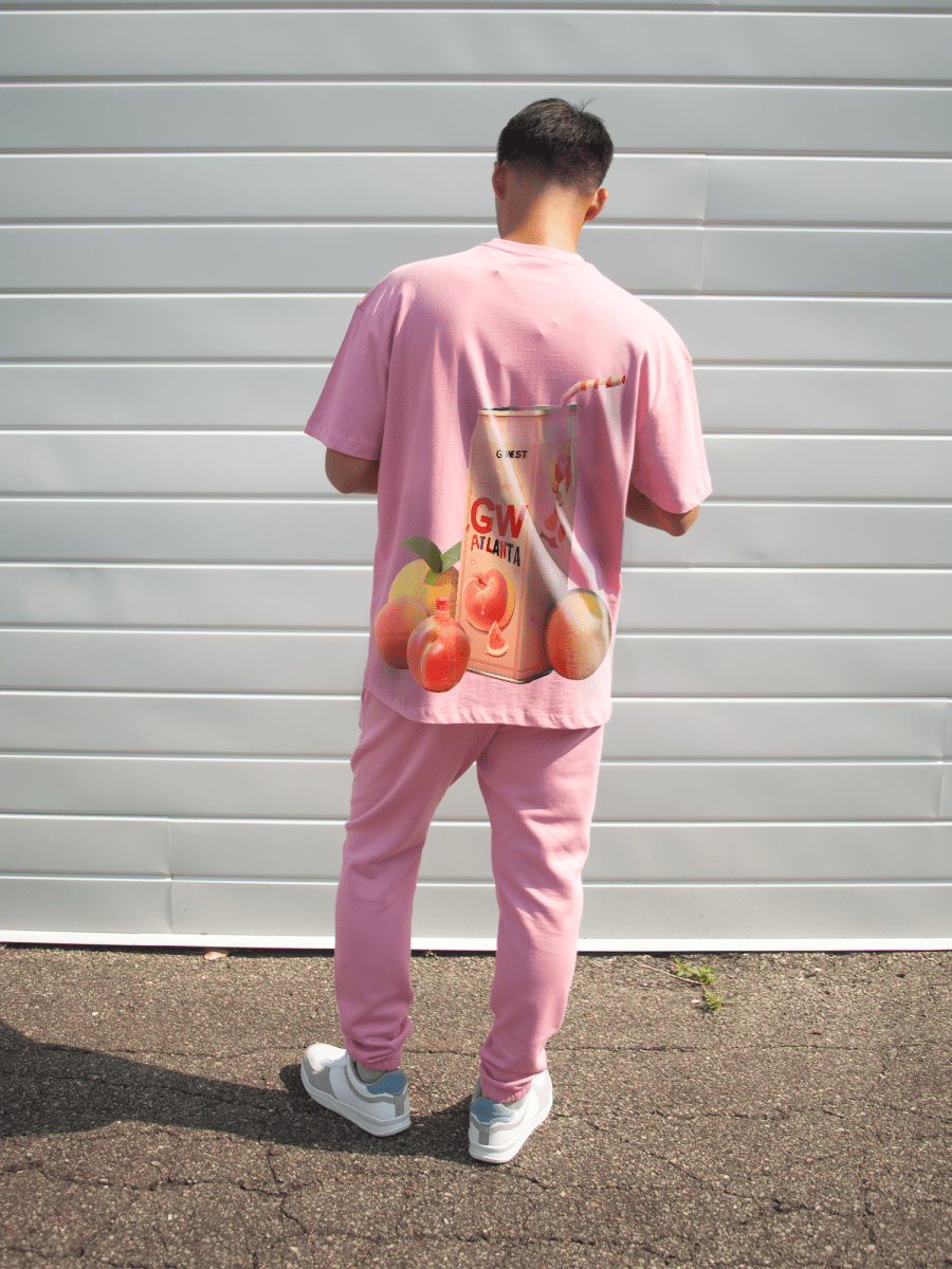 G West Mens Oversize Atlanta Peach Tee