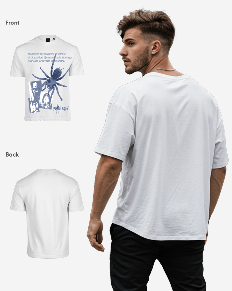 G West Mens Oversized Big Spider Life Style Tee