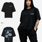 G West Womens Oversized Blue Garden Tee
