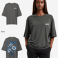 G West Womens Oversized Blue Garden Tee