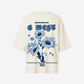 G West Womens Oversized Blue Garden Tee