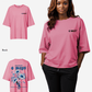 G West Womens Oversized Blue Garden Tee