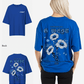 G West Womens Oversized Blue Garden Tee