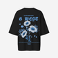 G West Womens Oversized Blue Garden Tee