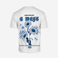 G West Mens Oversized Blue Garden Tee