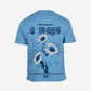 G West Mens Oversized Blue Garden Tee
