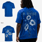 G West Mens Oversized Blue Garden Tee