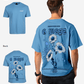 G West Mens Oversized Blue Garden Tee