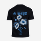 G West Mens Oversized Blue Garden Tee