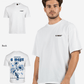 G West Mens Oversized Blue Garden Tee