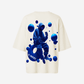 G West Womens Oversized Blue Man Tee
