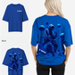 G West Womens Oversized Blue Man Tee