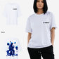 G West Womens Oversized Blue Man Tee