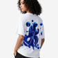 G West Womens Oversized Blue Man Tee