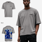 G West Mens Oversized Blue Man Tee