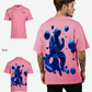 G West Mens Oversized Blue Man Tee
