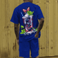 G West Mens Oversize Blueberry Mohito Tee
