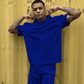 G West Mens Oversize Blueberry Mohito Tee