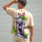 G West Mens Oversize Blueberry Mohito Tee