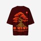 G West Womens Oversized Bonsai Tee