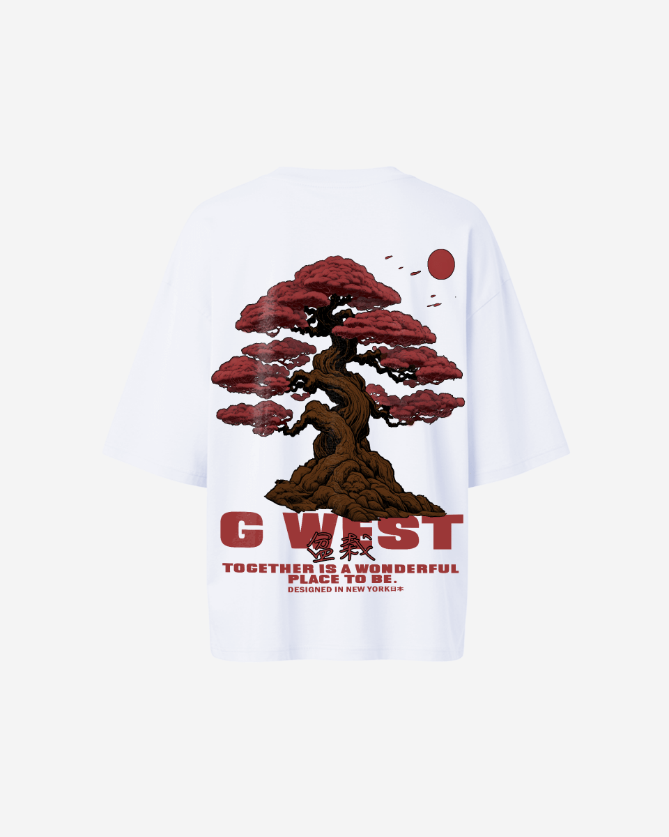 G West Womens Oversized Bonsai Tee