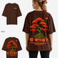 G West Womens Oversized Bonsai Tee