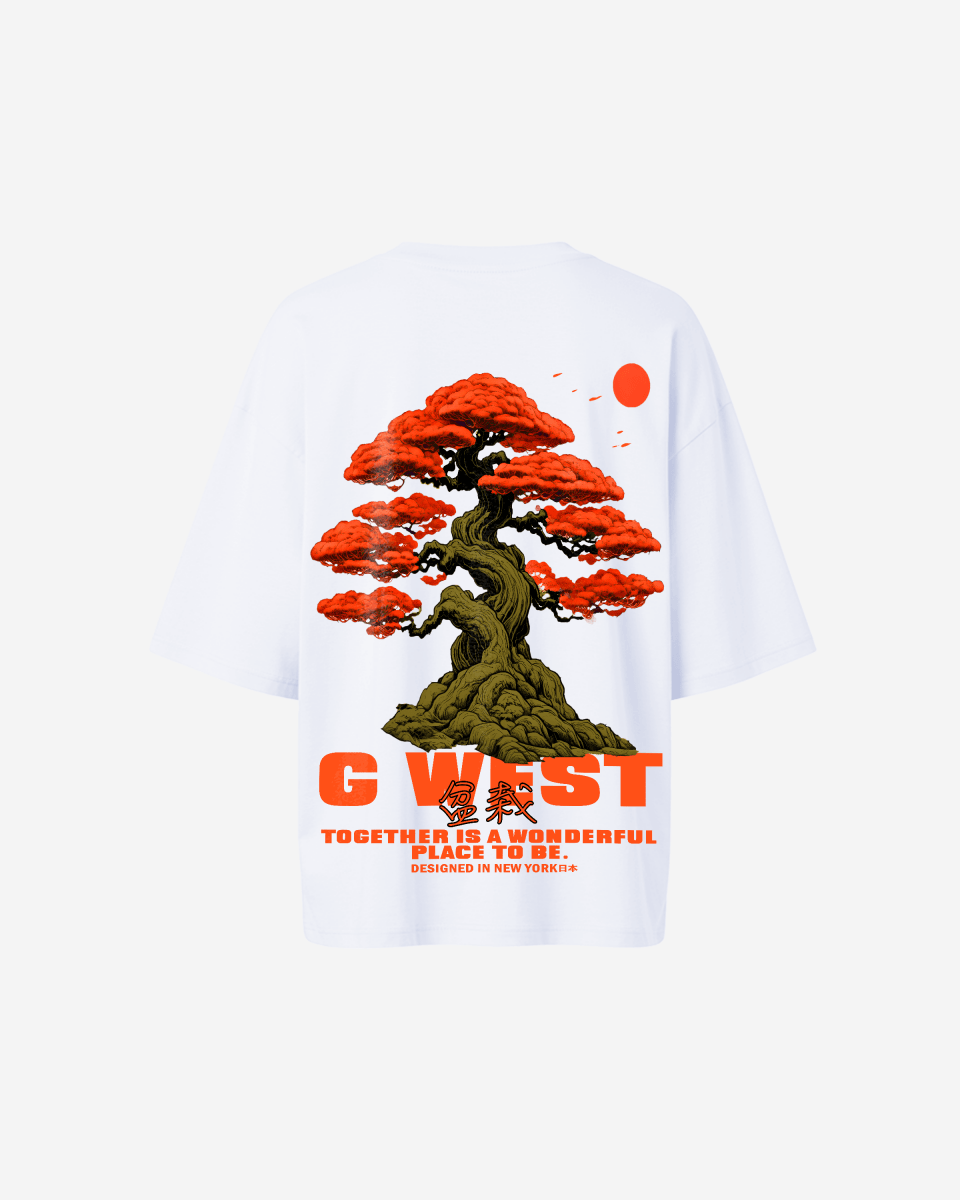 G West Womens Oversized Bonsai Tee