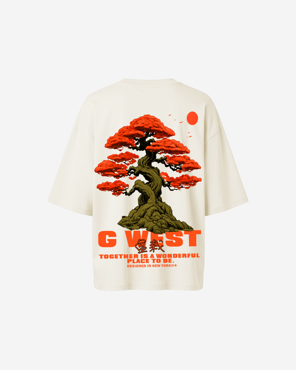 G West Womens Oversized Bonsai Tee