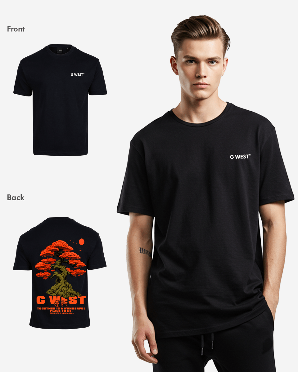G West Mens Oversized Bonsai Tee