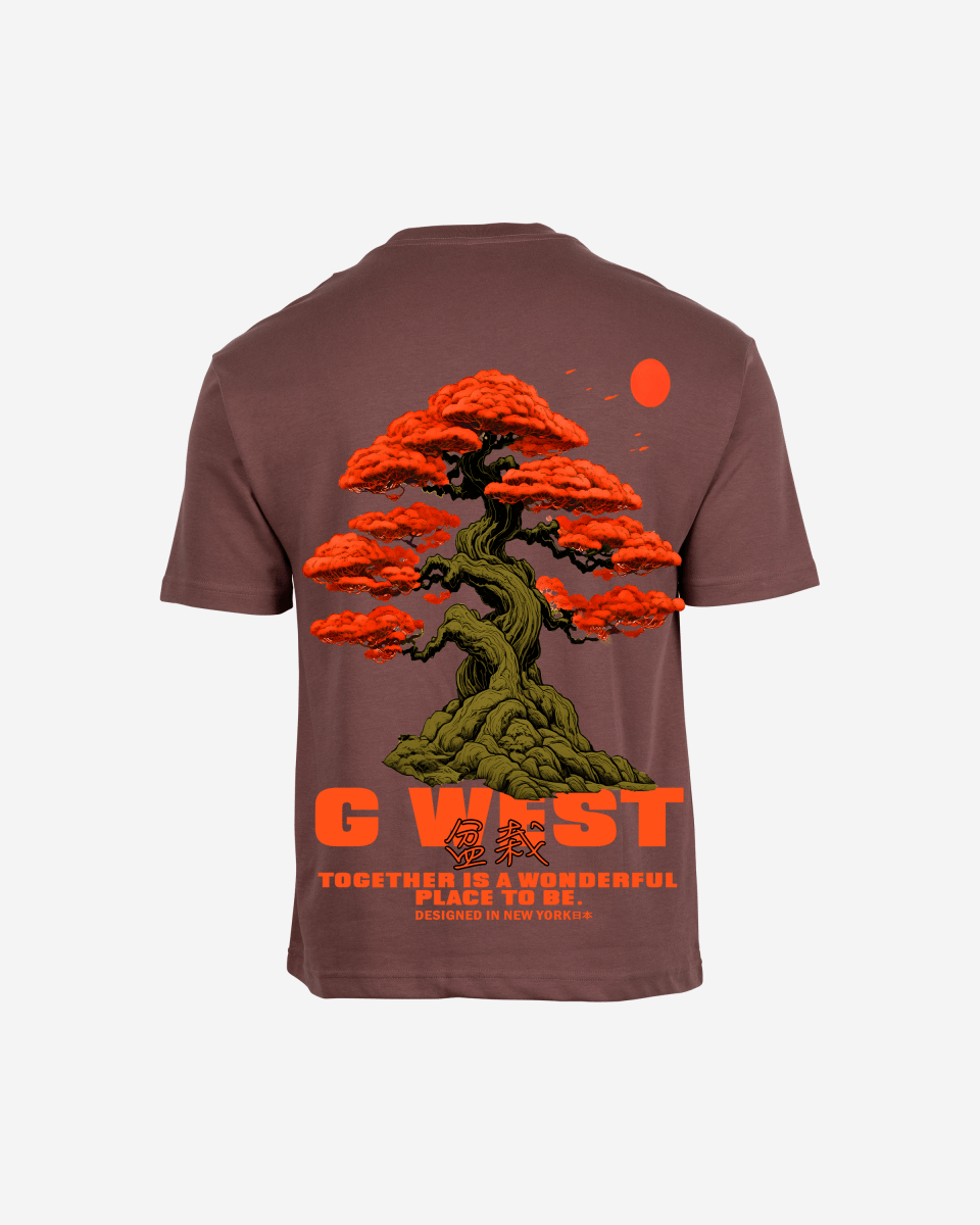 G West Mens Oversized Bonsai Tee