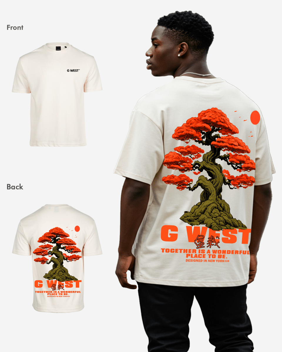 G West Mens Oversized Bonsai Tee