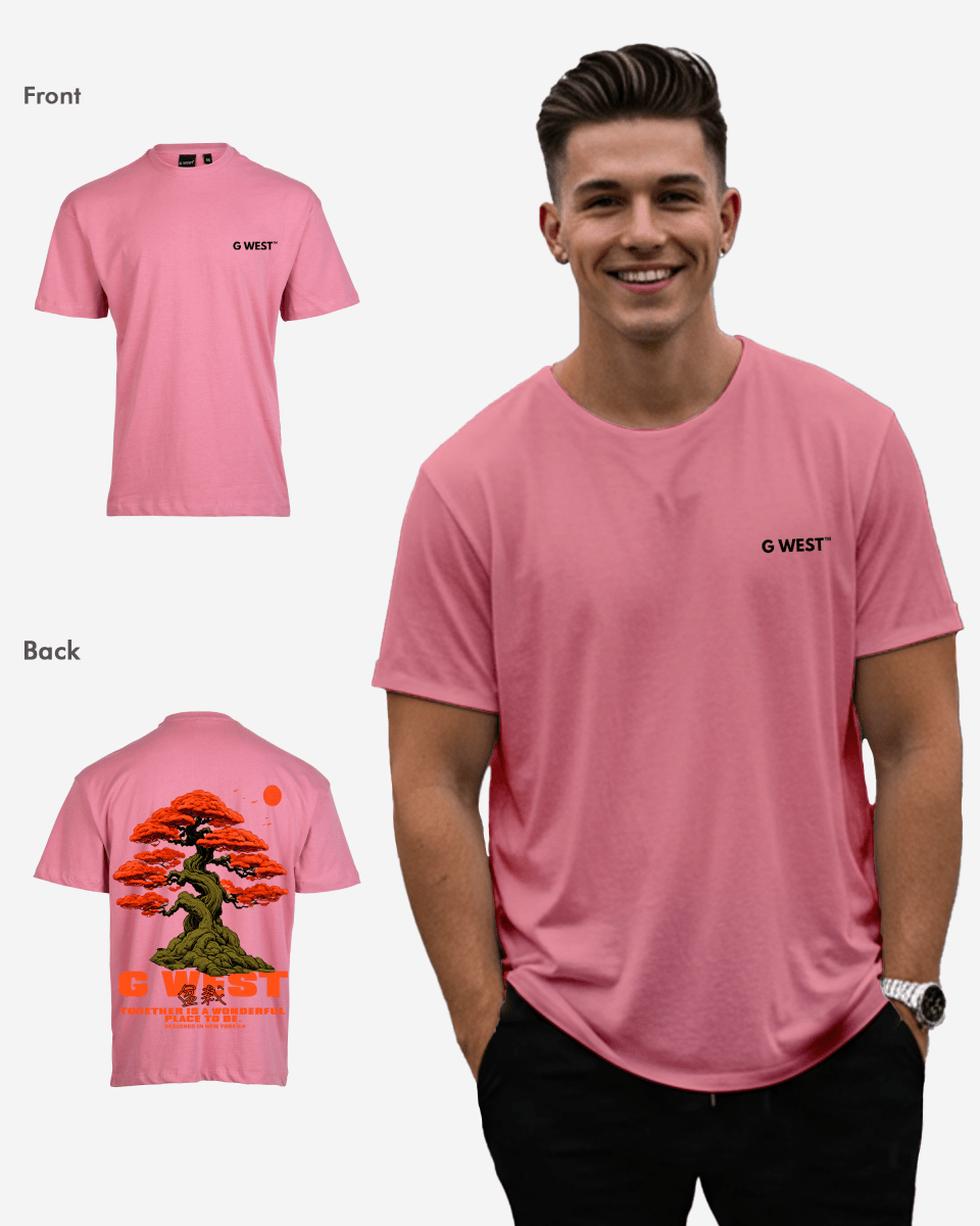 G West Mens Oversized Bonsai Tee